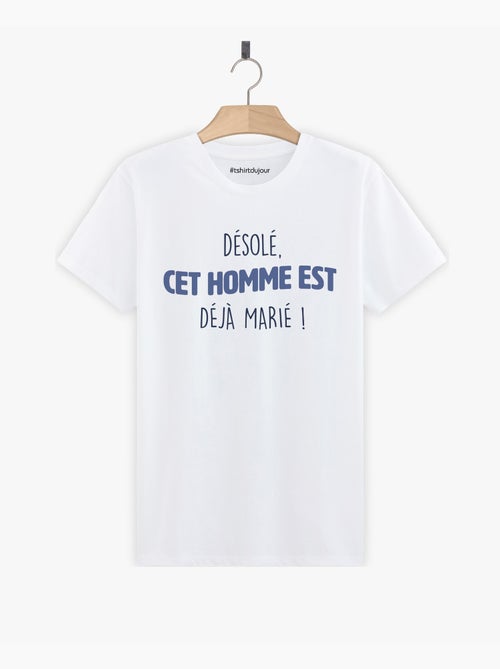 T-shirt Homme - CET HOMME EST DÉJÀ MARIÉ - Kiabi T-shirt Homme - CET HOMME EST DÉJÀ MARIÉ - Kiabi