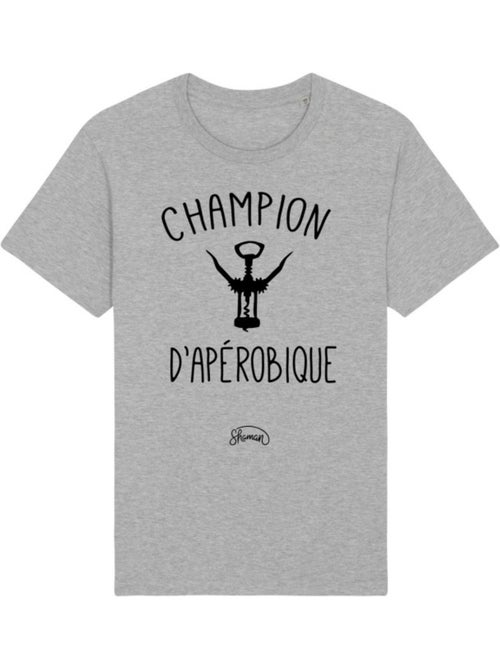 T-shirt Homme - CHAMPION D'APÉROBIQUE - Kiabi