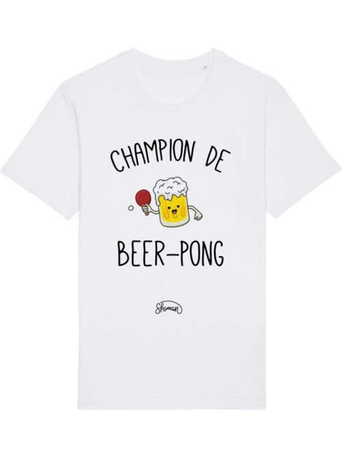 T-shirt Homme - CHAMPION DE BEER-PONG - Kiabi