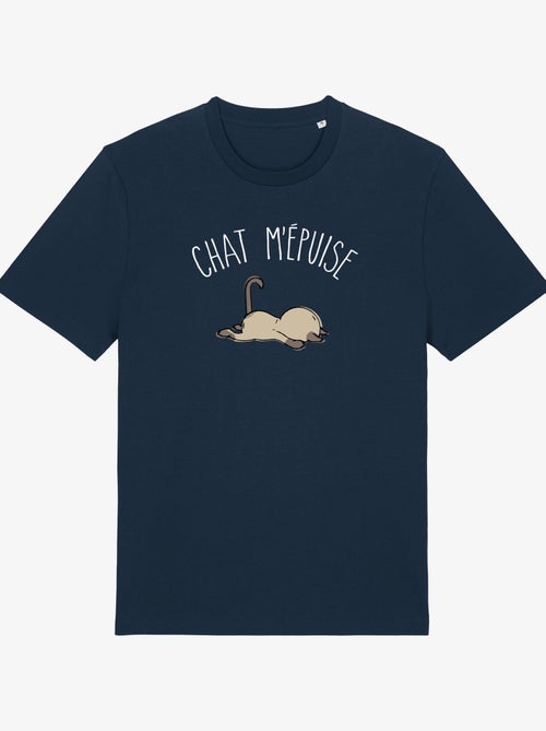 T-shirt Homme - CHAT M'EPUISE - Kiabi