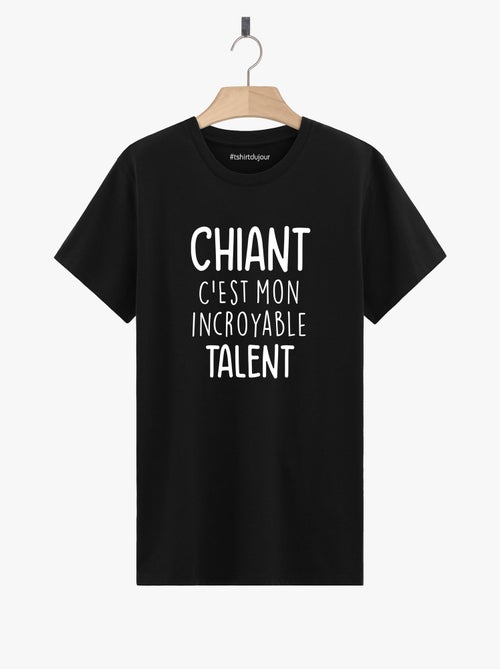 T-shirt Homme - CHIANT C'EST MON INCROYABLE TALENT - Kiabi T-shirt Homme - CHIANT C'EST MON INCROYABLE TALENT - Kiabi