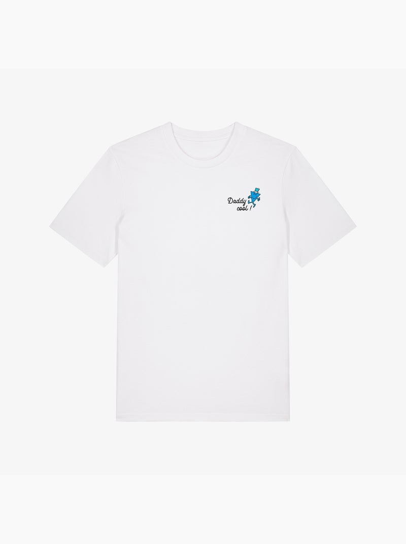 T-shirt Homme - DADDY COOL COEUR Blanc - Kiabi