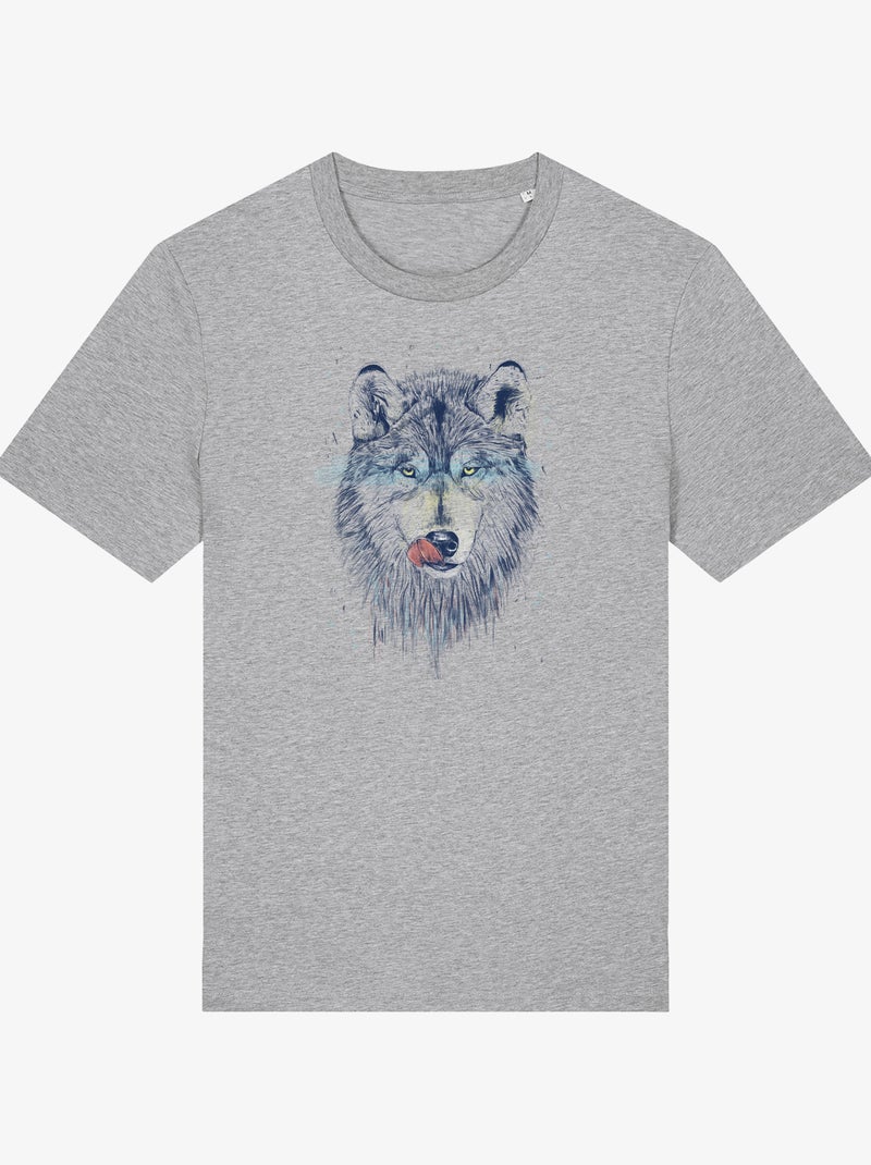 T-shirt Homme - DINNER TIME Gris chiné - Kiabi