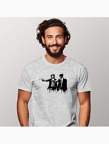 T-shirt Homme - DIVINE MONKEY INTERVENTION