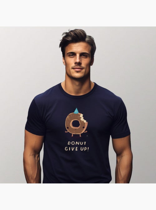 T-shirt Homme - DONUT GIVE UP - Kiabi T-shirt Homme - DONUT GIVE UP - Kiabi