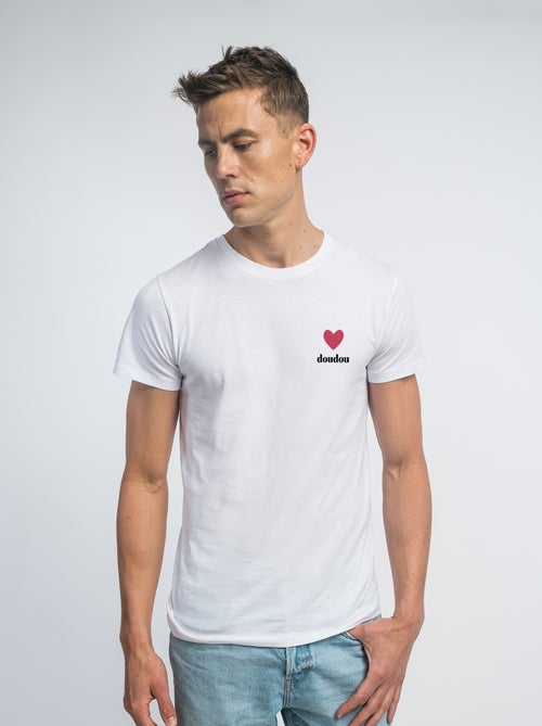 T-shirt Homme - DOUDOU CŒUR - Kiabi