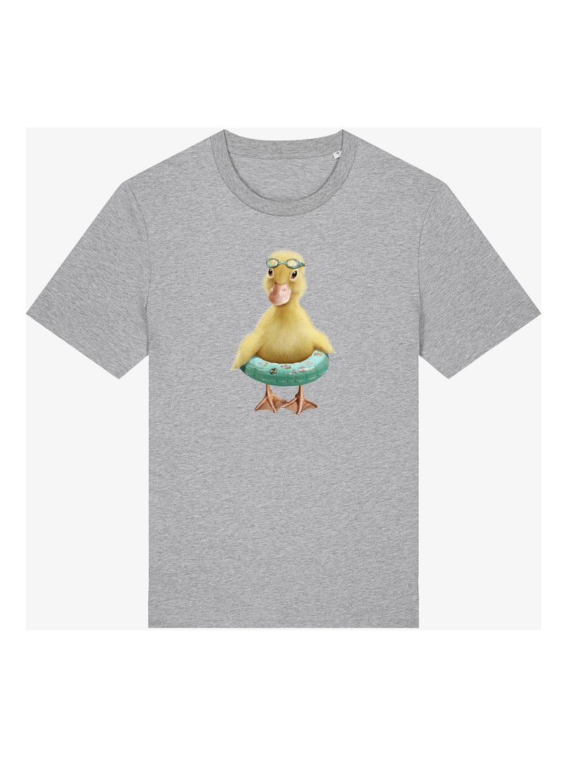T-shirt Homme - DUCK BOUEE Gris chiné - Kiabi
