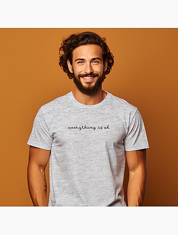 T-shirt Homme - EVERYTHING IS OK