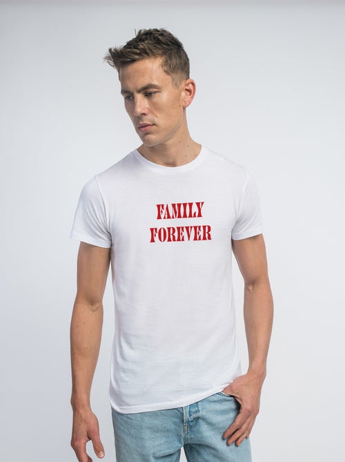 T-shirt Homme - FAMILY FOREVER - Kiabi