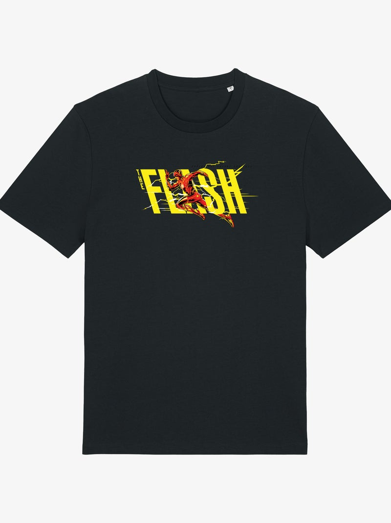 T-shirt Homme - FLASH YELLOW SAVING THE FUTURE AND PAST Noir - Kiabi