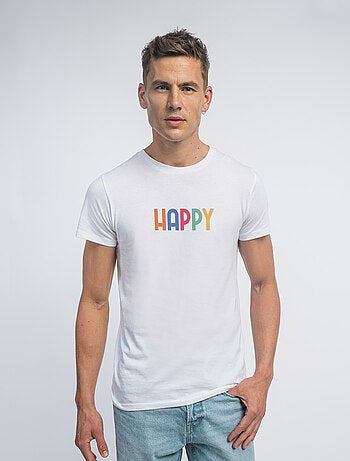 T-shirt Homme - HAPPY COLORÉ