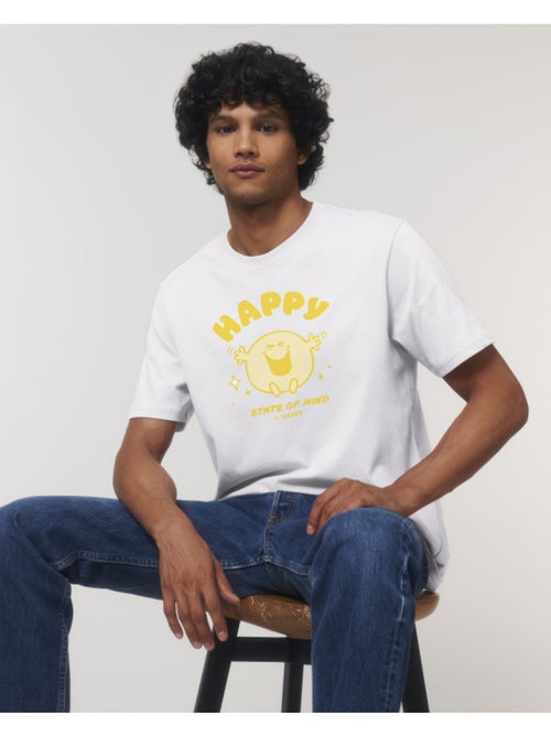 T-shirt Homme - HAPPY STATE OF MIND - Kiabi