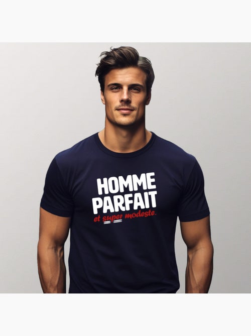 T-shirt Homme - HOMME PARFAIT ET SUPER MODESTE - Kiabi