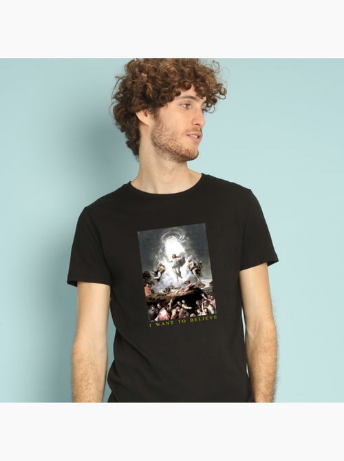 T-shirt Homme - I WANT TO BELIEVE - Kiabi T-shirt Homme - I WANT TO BELIEVE - Kiabi