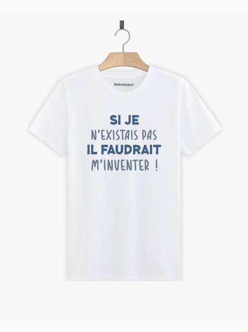 T-shirt Homme - IL FAUDRAIT M'INVENTER - Kiabi T-shirt Homme - IL FAUDRAIT M'INVENTER - Kiabi