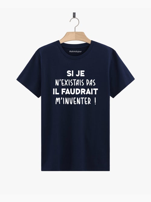 T-shirt Homme - IL FAUDRAIT M'INVENTER - Kiabi T-shirt Homme - IL FAUDRAIT M'INVENTER - Kiabi