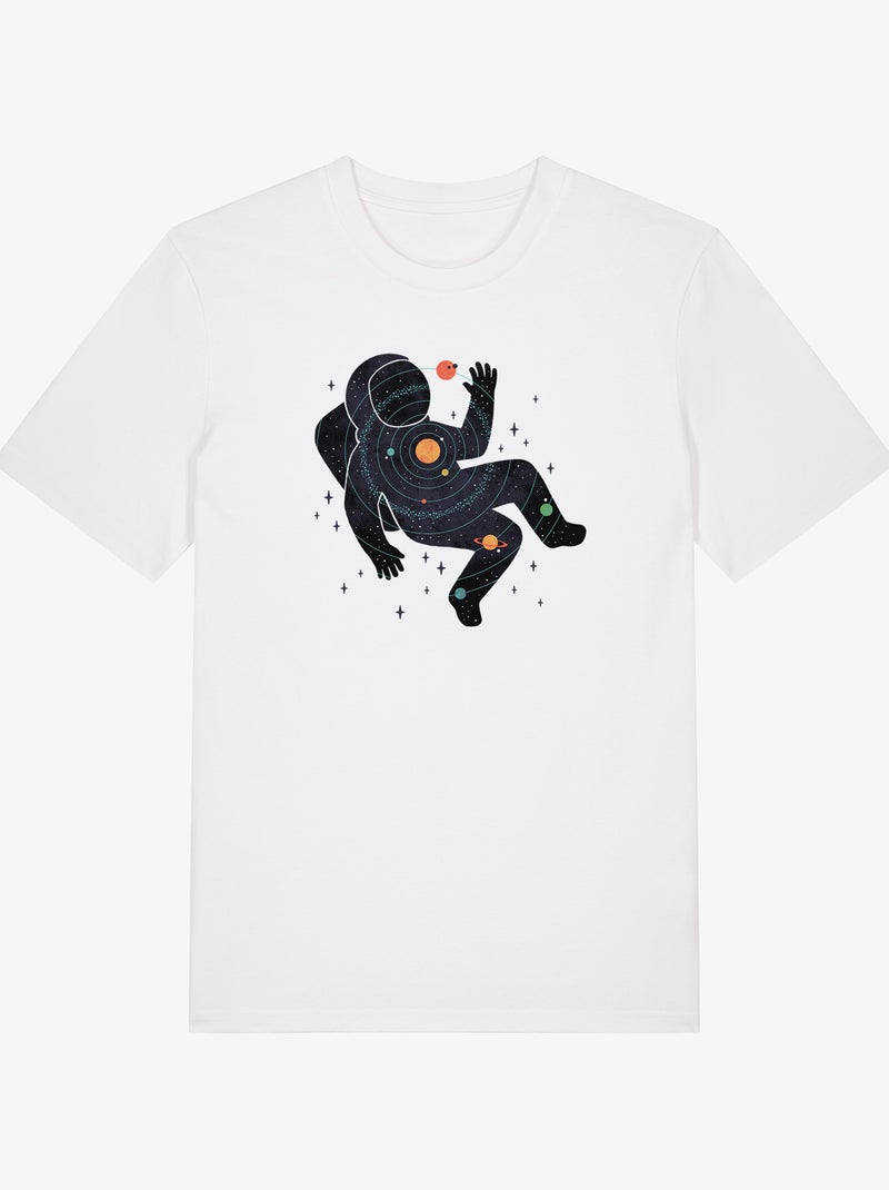 T-shirt Homme - INNER SPACE Blanc - Kiabi