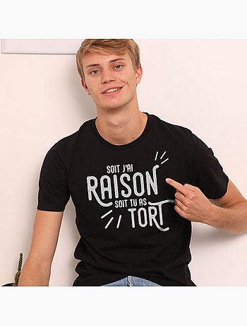 T-shirt Homme - J'AI RAISON TU AS TORT
