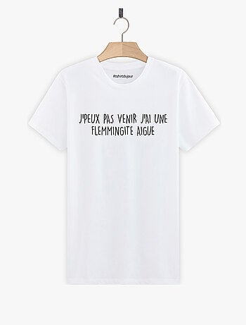 T-shirt Homme - J'AI UNE FLEMMINGITE AIGUE