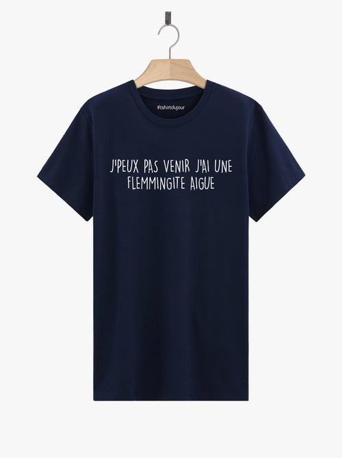 T-shirt Homme - J'AI UNE FLEMMINGITE AIGUE - Kiabi T-shirt Homme - J'AI UNE FLEMMINGITE AIGUE - Kiabi