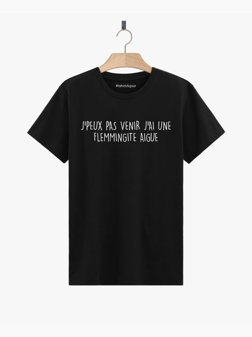 T-shirt Homme - J'AI UNE FLEMMINGITE AIGUE - Kiabi T-shirt Homme - J'AI UNE FLEMMINGITE AIGUE - Kiabi