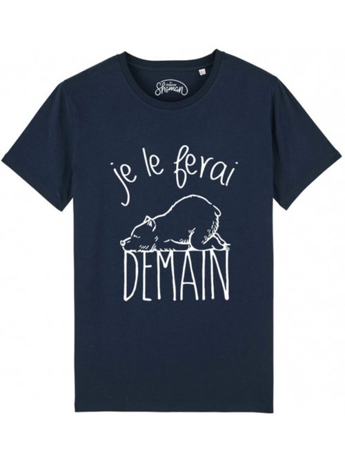 T-shirt Homme - JE LE FERAI DEMAIN - Kiabi