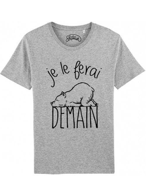 T-shirt Homme - JE LE FERAI DEMAIN - Kiabi
