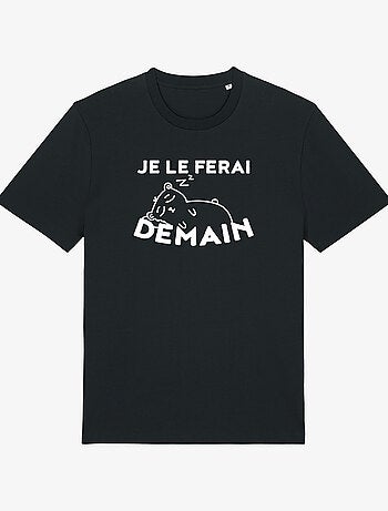 T-shirt Homme - JE LE FERAI DEMAIN