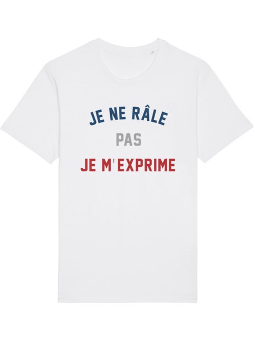 T-shirt Homme - JE NE RÂLE PAS JE M'EXPRIME - Kiabi