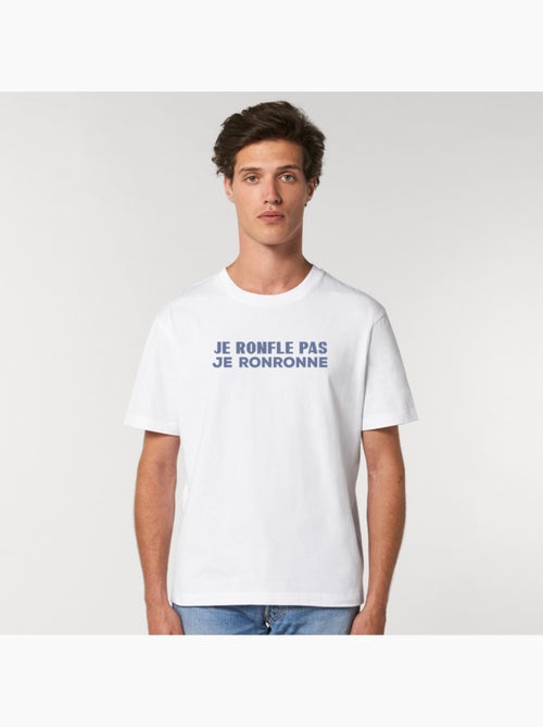T-shirt Homme - JE NE RONFLE PAS JE RONRONNE - Kiabi T-shirt Homme - JE NE RONFLE PAS JE RONRONNE - Kiabi