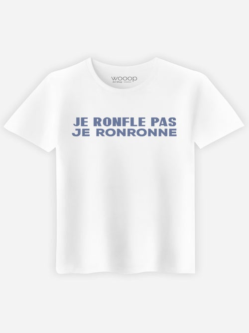 T-shirt Homme - JE NE RONFLE PAS JE RONRONNE - Kiabi T-shirt Homme - JE NE RONFLE PAS JE RONRONNE - Kiabi