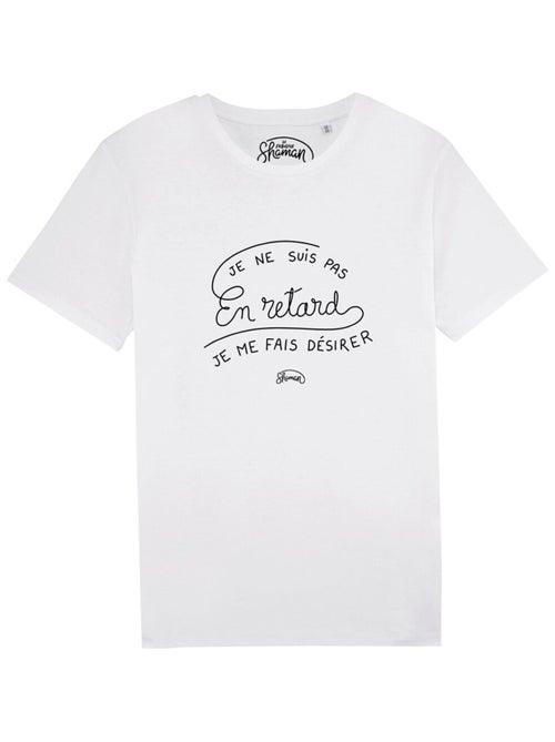 T-shirt Homme - JE NE SUIS PAS EN RETARD, JE ME FAIS DESIRER - Kiabi T-shirt Homme - JE NE SUIS PAS EN RETARD, JE ME FAIS DESIRER - Kiabi