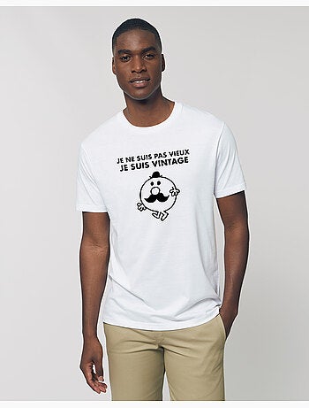T-shirt Homme - JE NE SUIS PAS VIEUX JE SUIS VINTAGE