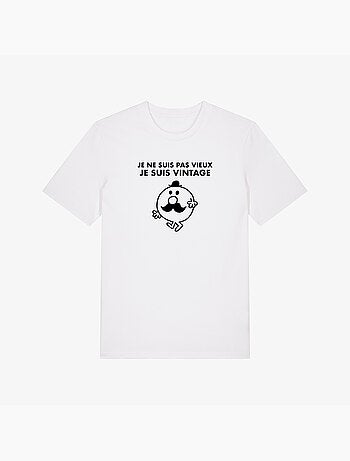 T-shirt Homme - JE NE SUIS PAS VIEUX JE SUIS VINTAGE