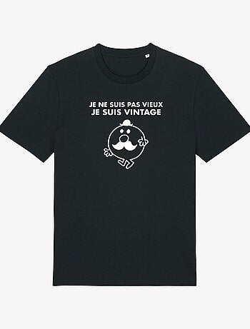 T-shirt Homme - JE NE SUIS PAS VIEUX JE SUIS VINTAGE