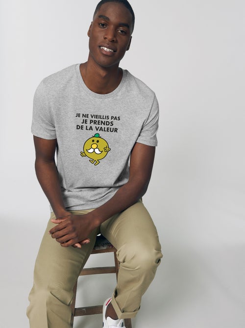 T-shirt Homme - JE NE VIEILLIS PAS JE PRENDS DE LA VALEUR - Kiabi