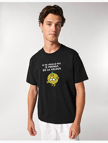 T-shirt homme - je ne vieillis pas je prends de la valeur
