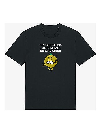 T-shirt homme - je ne vieillis pas je prends de la valeur
