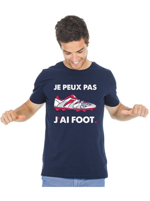 T-shirt Homme - JE PEUX PAS J'AI FOOT - Kiabi
