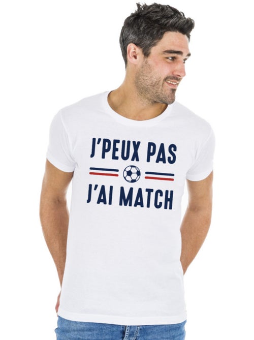 T-shirt Homme - JE PEUX PAS J'AI MATCH - Kiabi