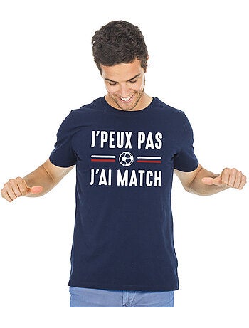 T-shirt Homme - JE PEUX PAS J'AI MATCH