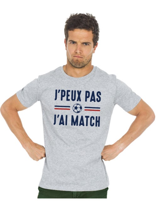T-shirt Homme - JE PEUX PAS J'AI MATCH - Kiabi