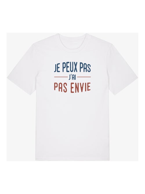 T-shirt Homme - JE PEUX PAS J'AI PAS ENVIE - Kiabi