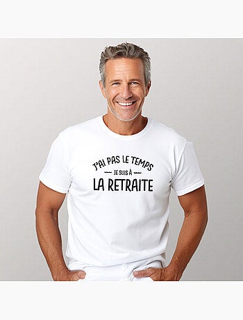 T-shirt Homme - JE SUIS A LA RETRAITE
