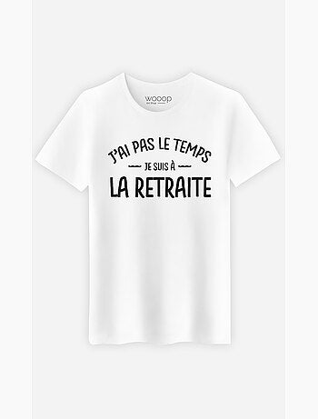 T-shirt Homme - JE SUIS A LA RETRAITE