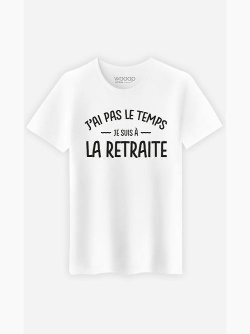 T-shirt Homme - JE SUIS A LA RETRAITE - Kiabi T-shirt Homme - JE SUIS A LA RETRAITE - Kiabi