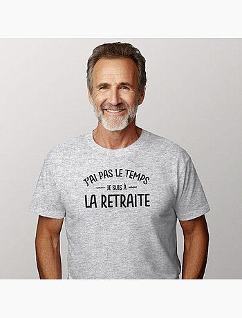 T-shirt Homme - JE SUIS A LA RETRAITE