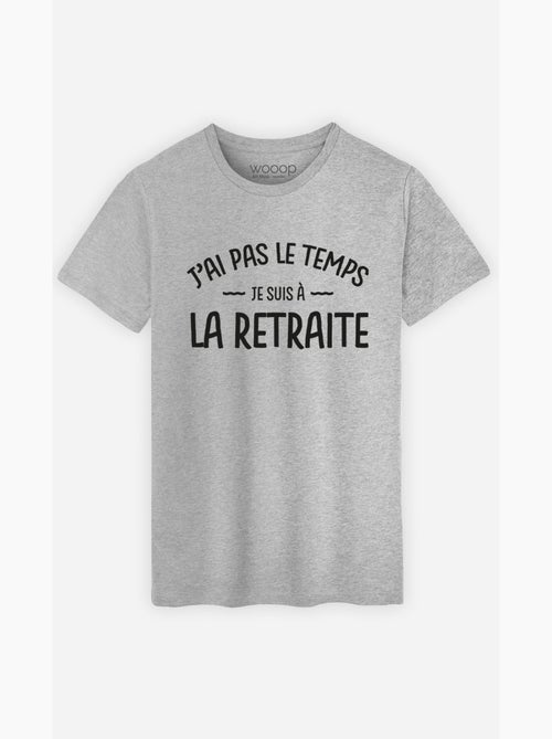 T-shirt Homme - JE SUIS A LA RETRAITE - Kiabi T-shirt Homme - JE SUIS A LA RETRAITE - Kiabi