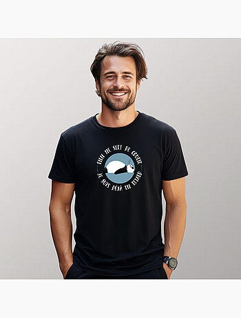T-shirt Homme - JE SUIS DEJA EN RETARD