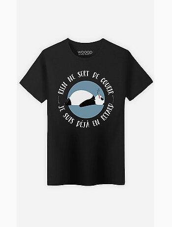 T-shirt Homme - JE SUIS DEJA EN RETARD